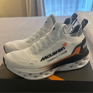 LIMITED EDITION K-Swiss x McLaren. Impulse Tubes Lite x McLaren F1 Team.